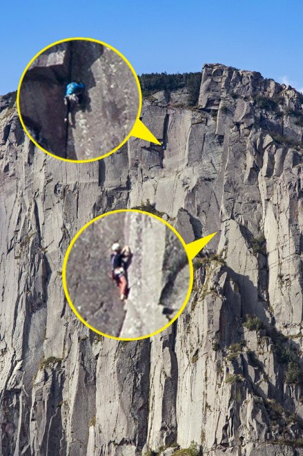 Mimetizzati sulle Dolomiti: la parete rocciosa nasconde gli alpinisti 