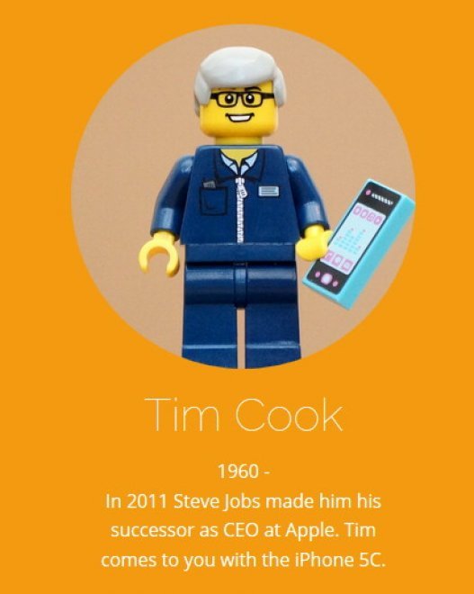 Zuckerberg, Jobs & Co. diventano personaggi Lego
