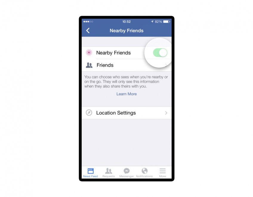 Facebook, arriva Amici nelle vicinanze