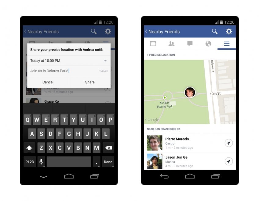 Facebook, arriva Amici nelle vicinanze