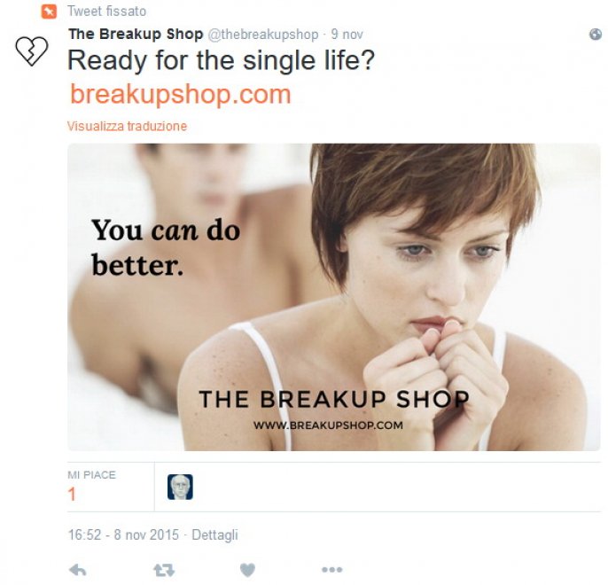 The Breakup Shop, il sito che lascia il tuo partner al posto tuo