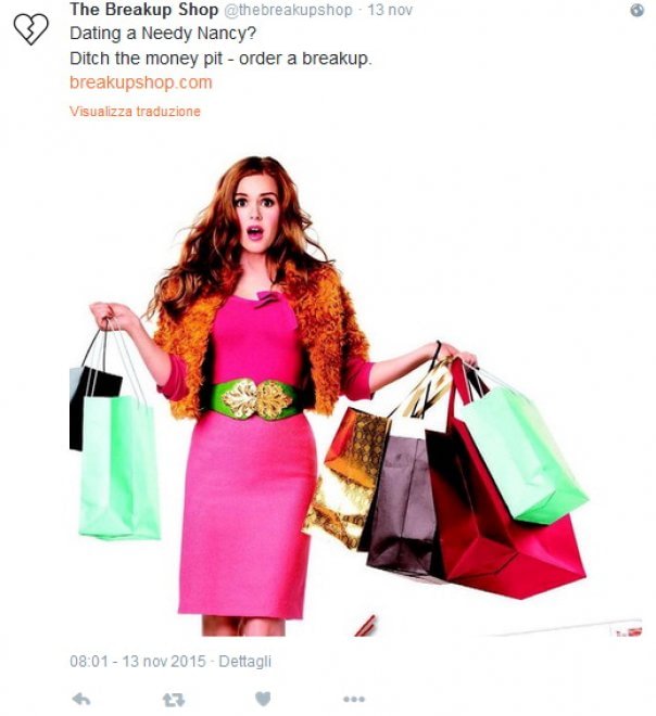 The Breakup Shop, il sito che lascia il tuo partner al posto tuo