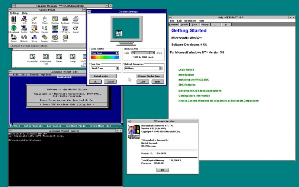 Da MS-Dos alle 'finestre': trent'anni di Windows - La fotostoria