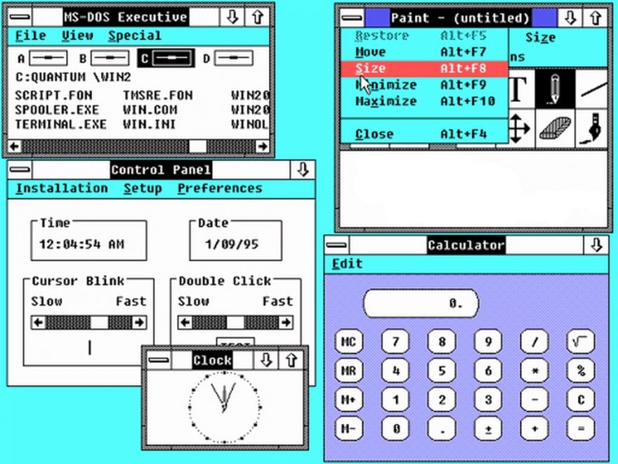Da MS-Dos alle 'finestre': trent'anni di Windows - La fotostoria