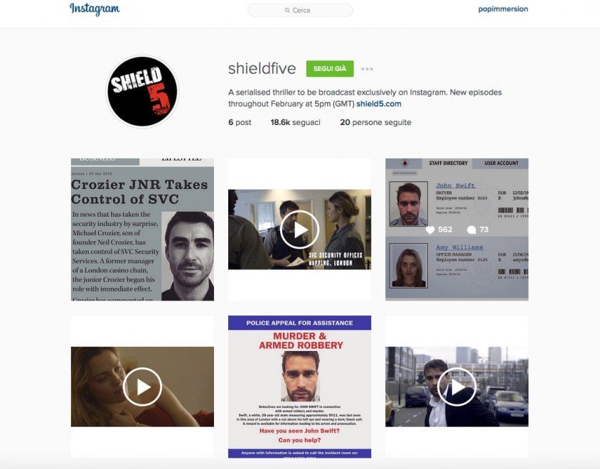 Shield 5 Program Shield 5, la nanoserie su Instagram: puntate da 15 secondi - la Repubblica