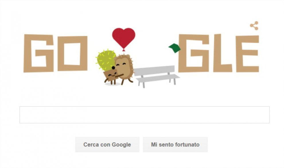 Festa di San Valentino, tutti gli amori nel doodle di Google