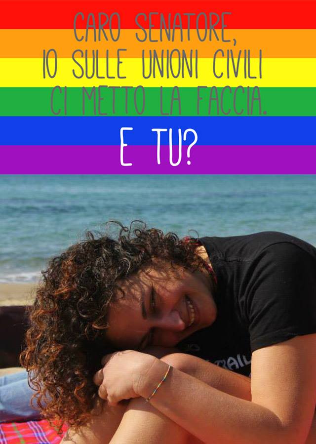 Unioni civili, #iocimettolafaccia e Sgarbi fa la Gioconda
