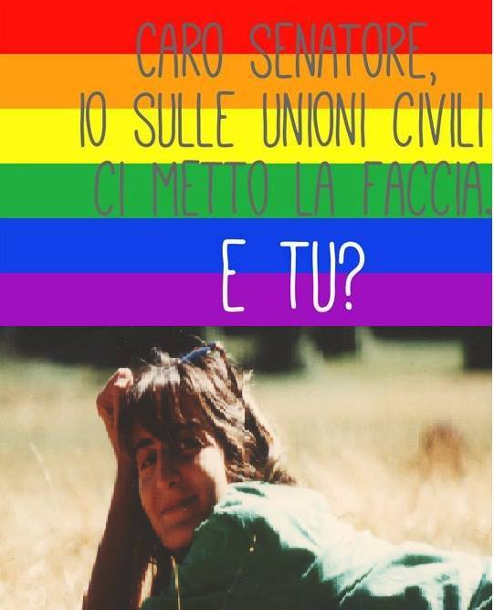 Unioni civili, #iocimettolafaccia e Sgarbi fa la Gioconda