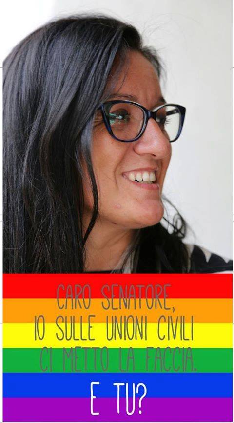 Unioni civili, #iocimettolafaccia e Sgarbi fa la Gioconda