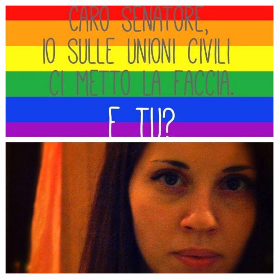 Unioni civili, #iocimettolafaccia e Sgarbi fa la Gioconda