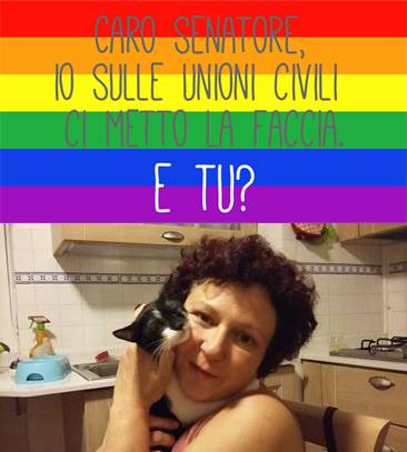 Unioni civili, #iocimettolafaccia e Sgarbi fa la Gioconda