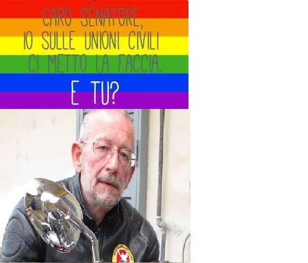 Unioni civili, #iocimettolafaccia e Sgarbi fa la Gioconda