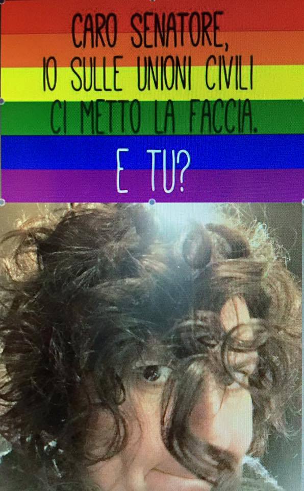 Unioni civili, #iocimettolafaccia e Sgarbi fa la Gioconda