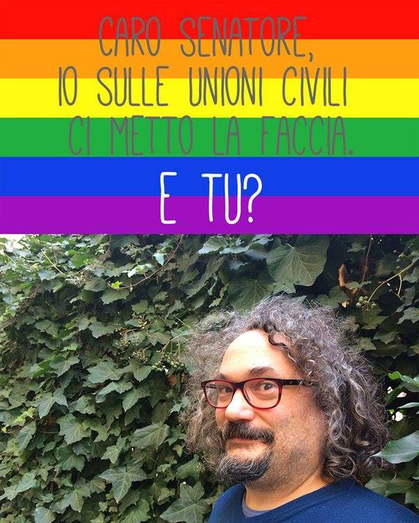 Unioni civili, #iocimettolafaccia e Sgarbi fa la Gioconda