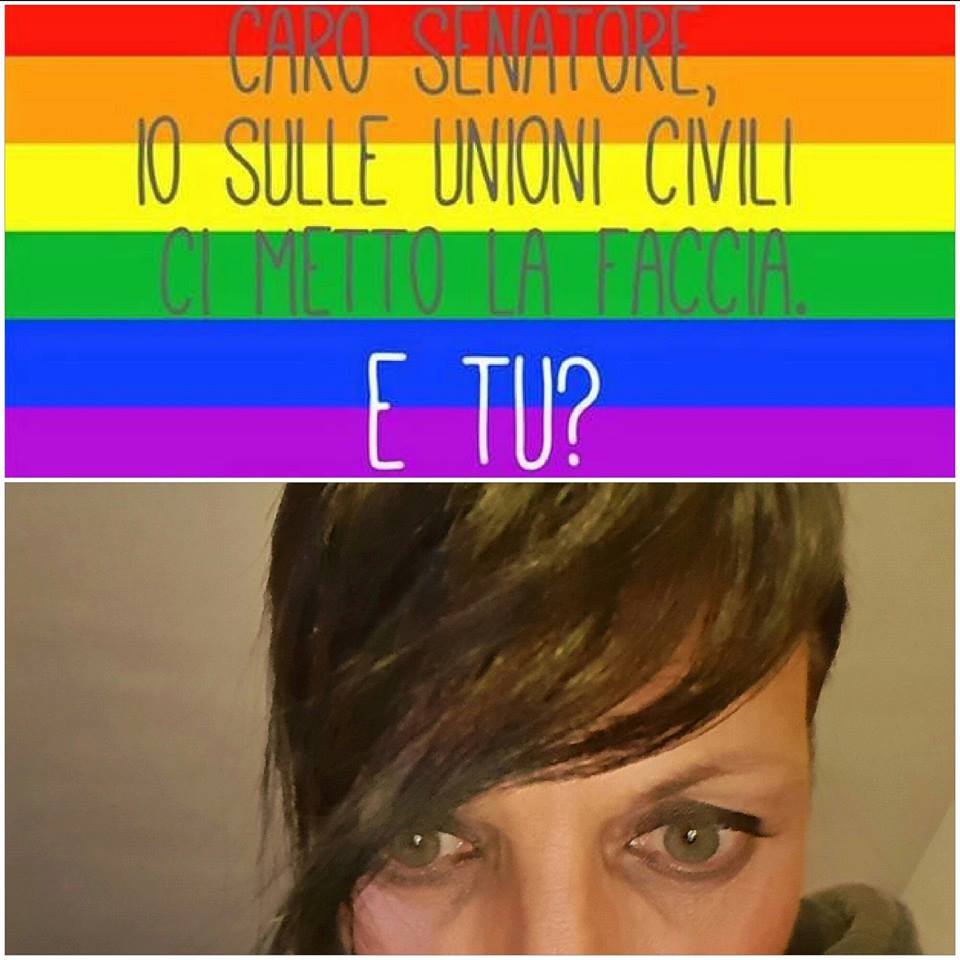 Unioni civili, #iocimettolafaccia e Sgarbi fa la Gioconda