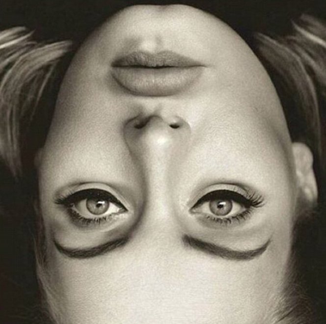 Cosa c'è che non va in questa foto? Il ritratto capovolto di Adele