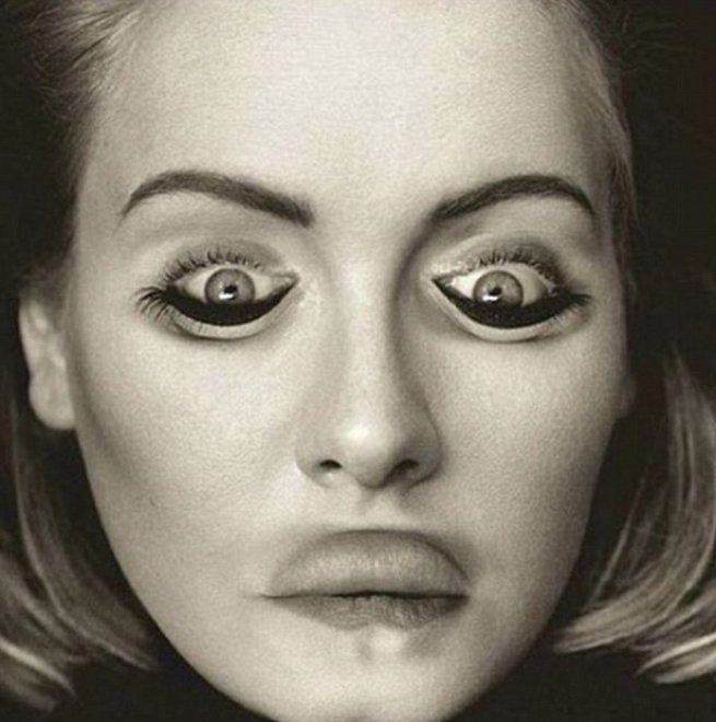Cosa c'è che non va in questa foto? Il ritratto capovolto di Adele