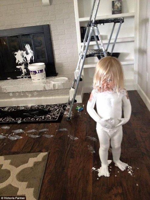 Quando la casa è un disastro: baby vandali in azione 