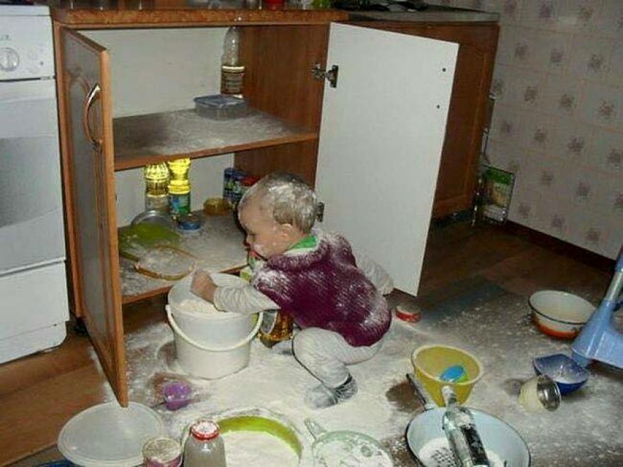 Quando la casa è un disastro: baby vandali in azione 