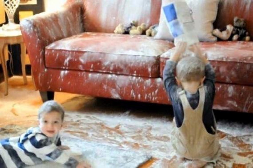 Quando la casa è un disastro: baby vandali in azione 