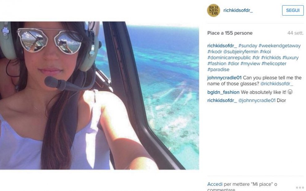 Ai Rich Kids dei Caraibi piace l'elicottero: perfino per andare in spiaggia
