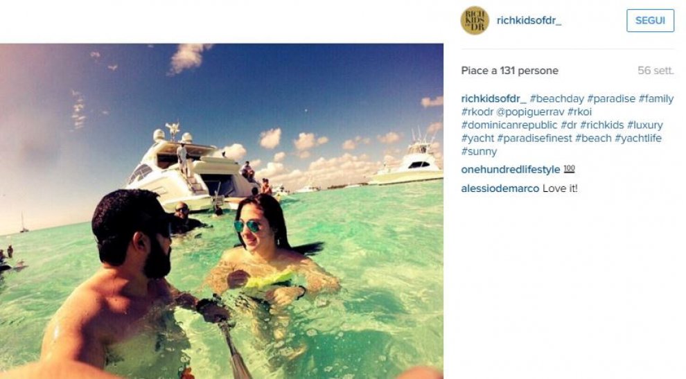 Ai Rich Kids dei Caraibi piace l'elicottero: perfino per andare in spiaggia