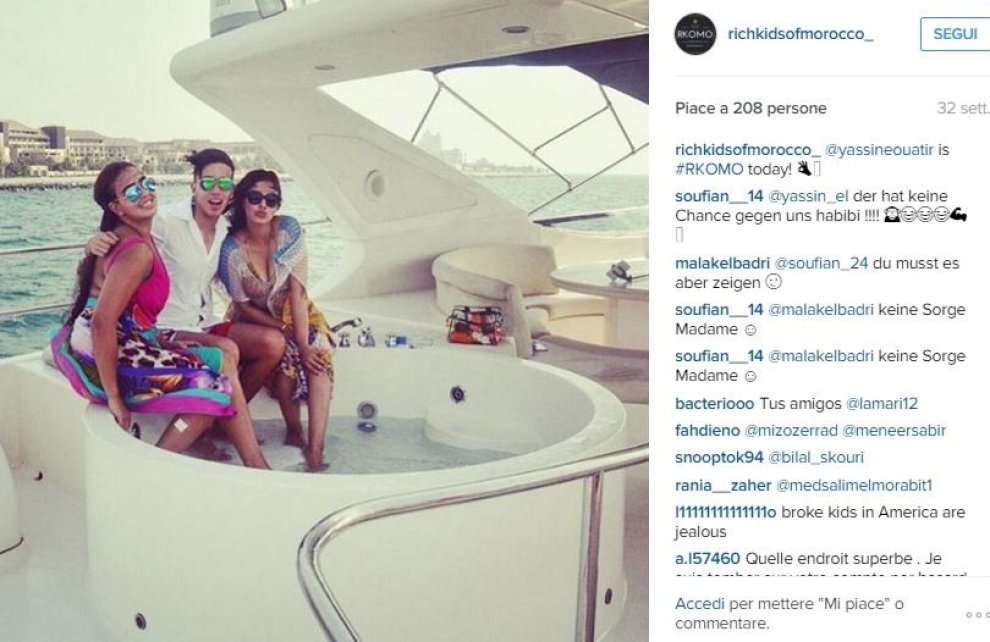 Henné, frutti di mare e bella vita. I Rich Kids del Marocco