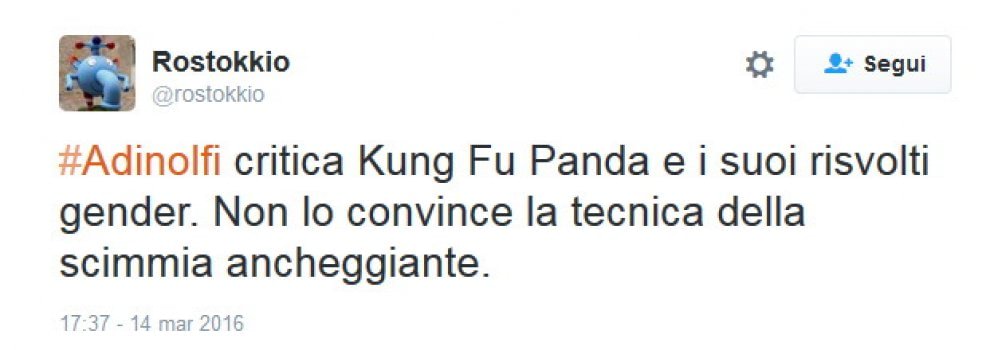 Adinolfi contro Kung Fu Panda: "Fa il lavaggio del cervello ai bambini"