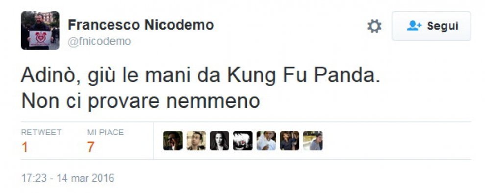 Adinolfi contro Kung Fu Panda: "Fa il lavaggio del cervello ai bambini"
