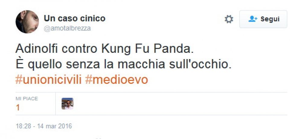 Adinolfi contro Kung Fu Panda: "Fa il lavaggio del cervello ai bambini"