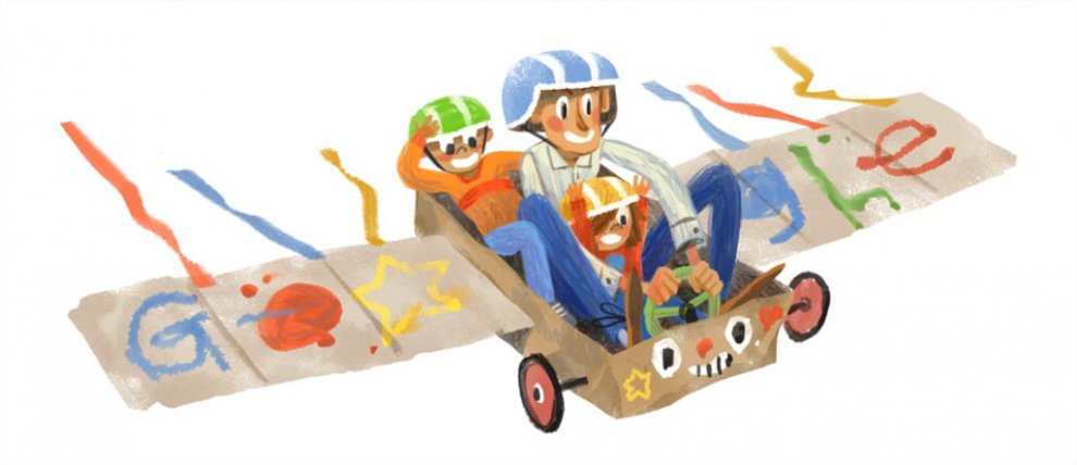 Festa del papà, gli auguri di Google con un doodle