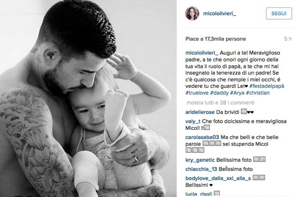 La Festa del papà è social: gli auguri dei vip 