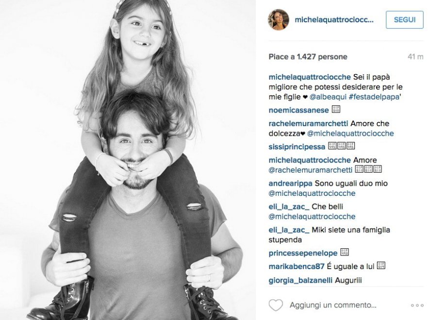 La Festa del papà è social: gli auguri dei vip 