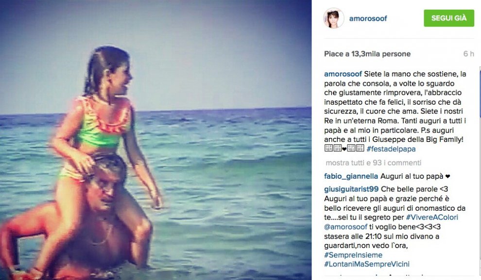 La Festa del papà è social: gli auguri dei vip 