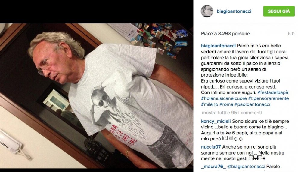 La Festa del papà è social: gli auguri dei vip 