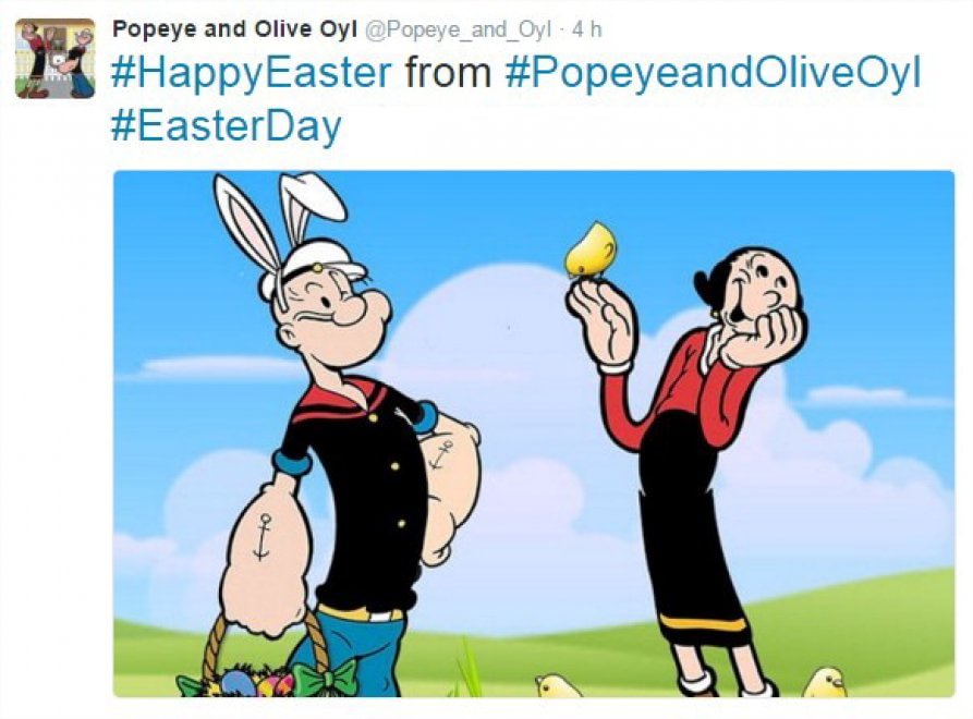 Pasqua social: gli auguri su Twitter
