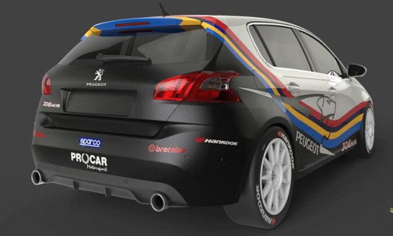 Così la Peugeot 308 Mi16 è nell'arena del Campionato Italiano Turismo