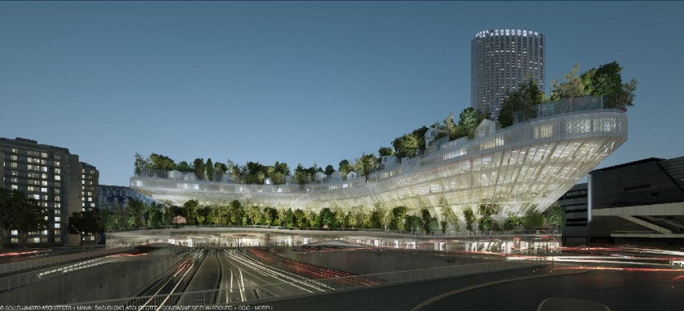 Mille alberi su una "barca": l'architettura parigina di domani riscatta le periferie