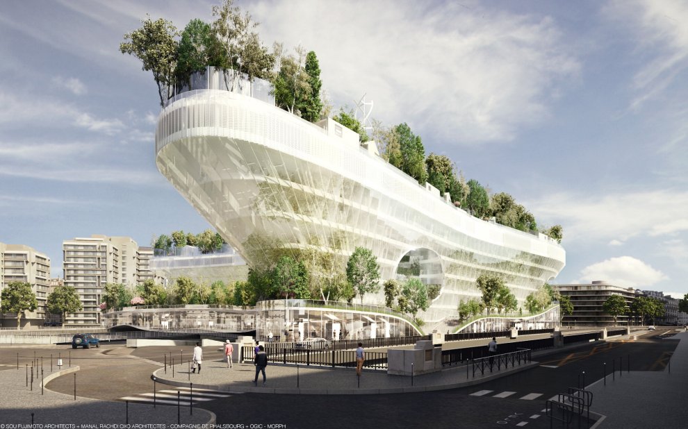 Mille alberi su una "barca": l'architettura parigina di domani riscatta le periferie