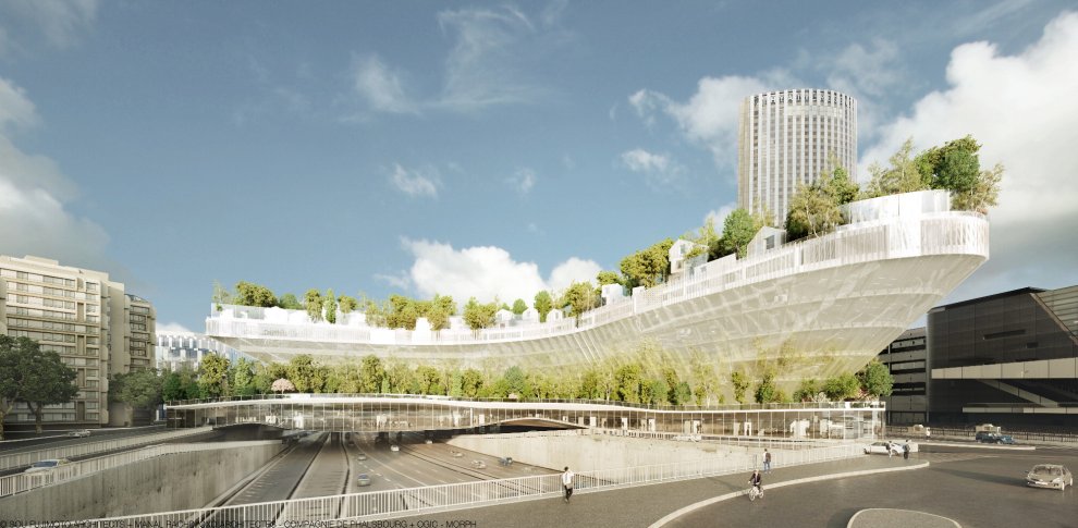 Mille alberi su una "barca": l'architettura parigina di domani riscatta le periferie