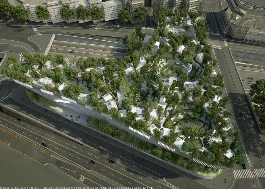 Mille alberi su una "barca": l'architettura parigina di domani riscatta le periferie