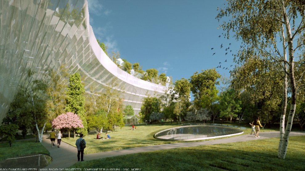 Mille alberi su una "barca": l'architettura parigina di domani riscatta le periferie