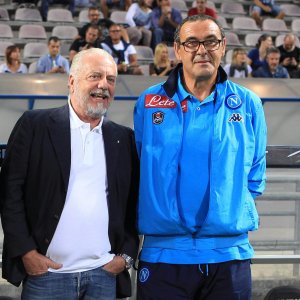 Napoli, De Laurentiis: ''Sarri resta, con la Champions anche Higuain''