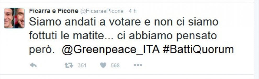 Referendum trivelle: politici, star e cittadini votano ai seggi