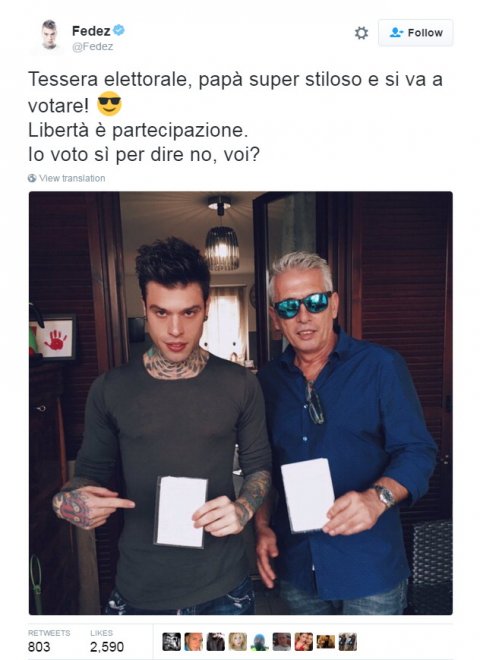 Referendum trivelle: politici, star e cittadini votano ai seggi
