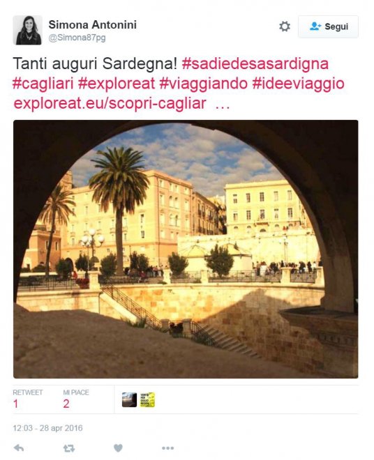 Spiagge, nuraghi e quattro mori: l'orgoglio sardo su Twitter per #SaDieDeSaSardigna 
