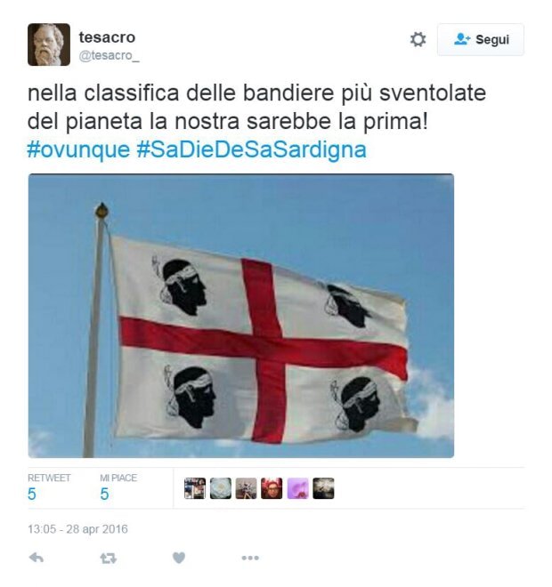 Spiagge, nuraghi e quattro mori: l'orgoglio sardo su Twitter per #SaDieDeSaSardigna 
