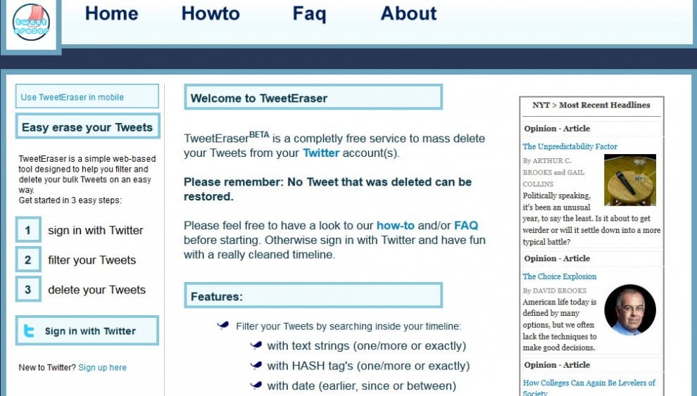 Come cancellarsi da social e web