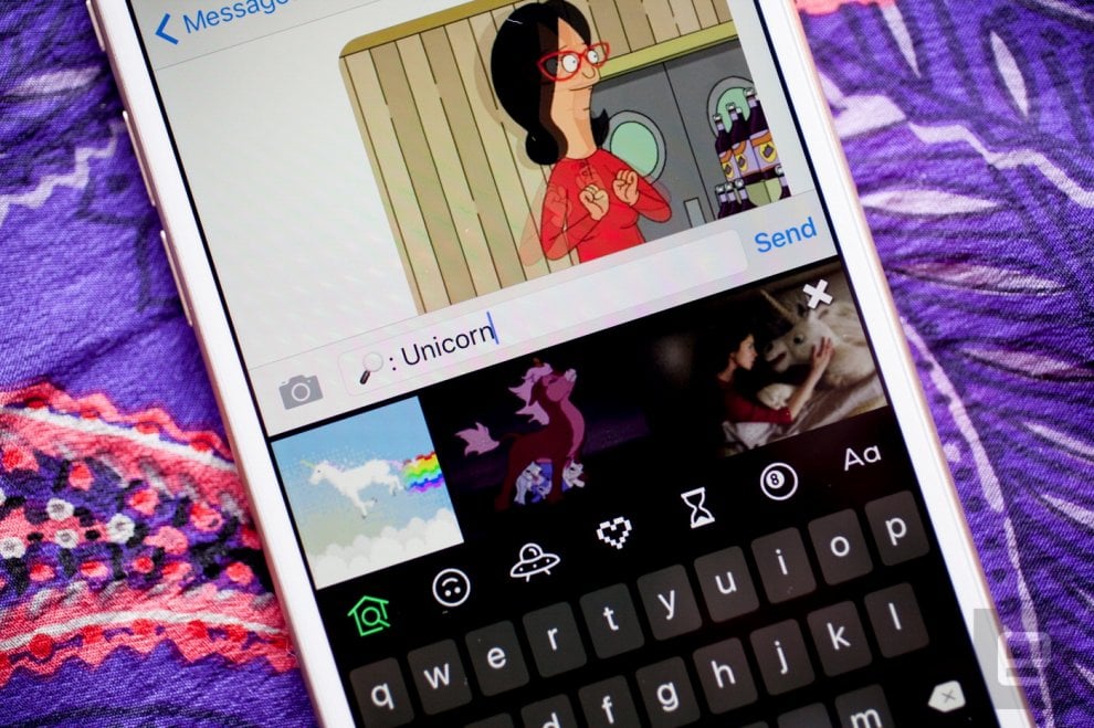 Giphy Keys, una tastiera tutta di Gif animate