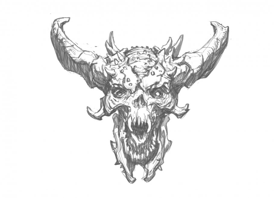 Doom, l'artwork dei demoni del nuovo gioco Bethesda
